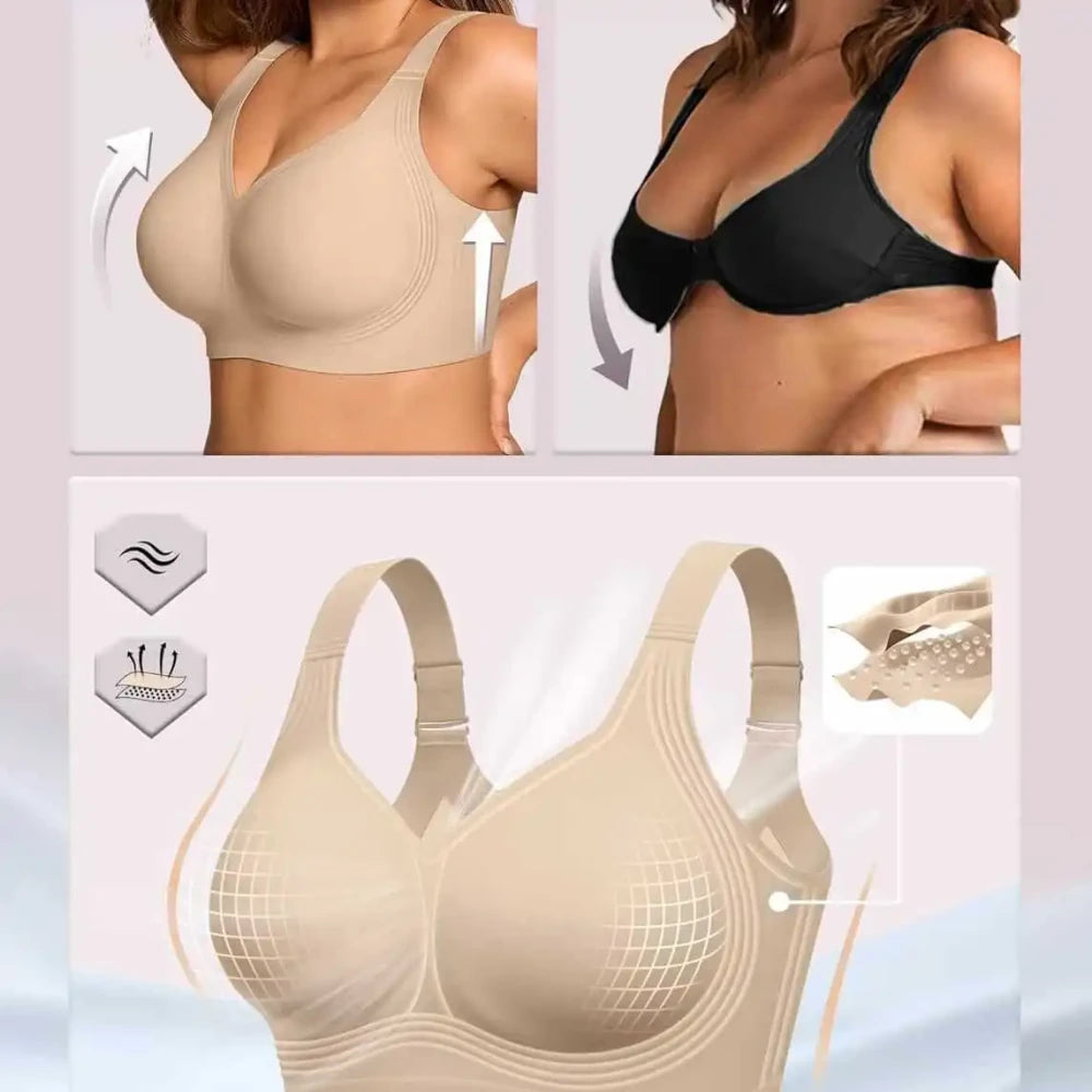 Seamless Wireless Support Bra