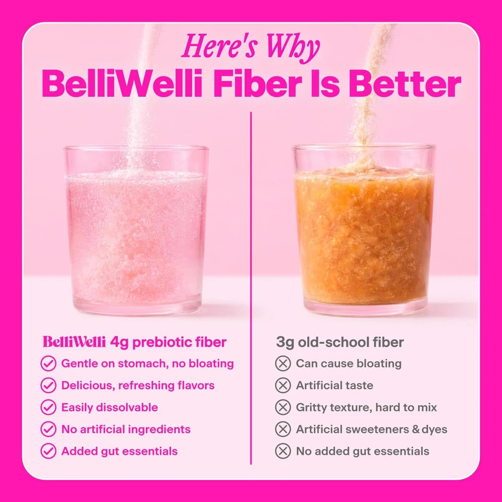 BelliWelli Organic Acacia Fiber Supplement