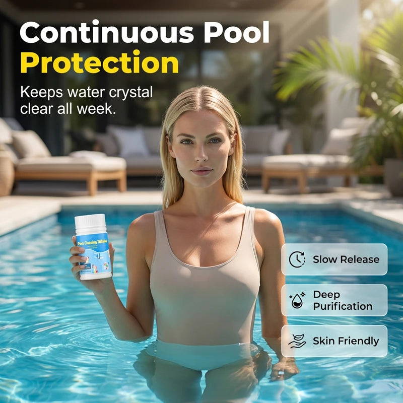 Effervescent Pool Cleaning Tablets
