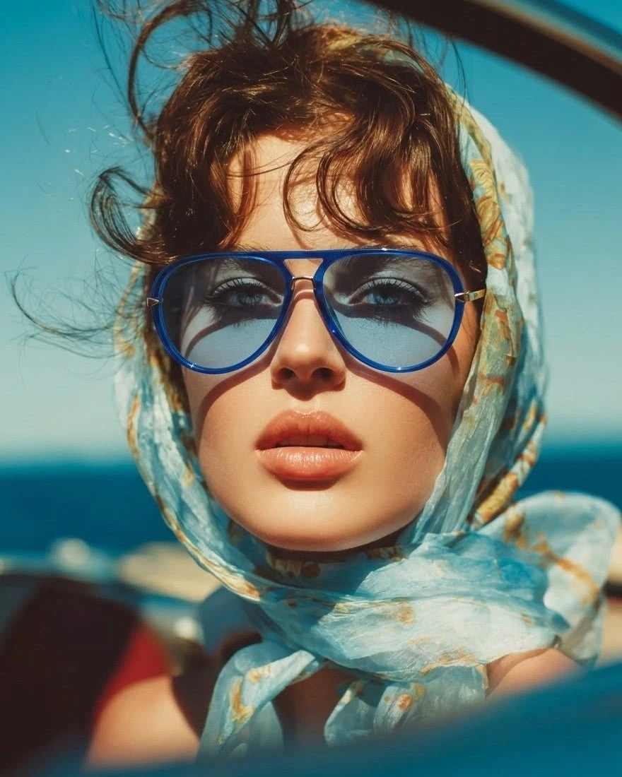 Luniazzurro Metal Detail Sunglasses